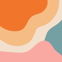 Abstract organic shapes background vector