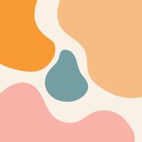 Vintage aesthetic shape background vector