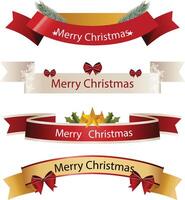 Beautiful Ribbons Banner, Tags and Bows Collection Set Design EPS Template. vector