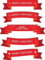 Beautiful Ribbons Banner, Tags and Bows Collection Set Design EPS Template. vector