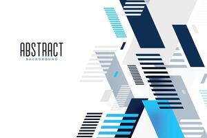 abstract blue lines composition presentation banner vector