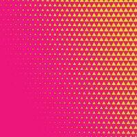 pink triangle comic style halftone background vector