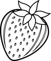 illustration of a strawberry vector