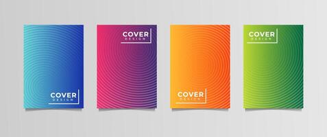 gradation background set, suitable for background, poster, wallpaper, cellphone screen, banner and others vector