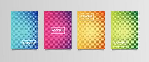 gradation background set, suitable for background, poster, wallpaper, cellphone screen, banner and others vector