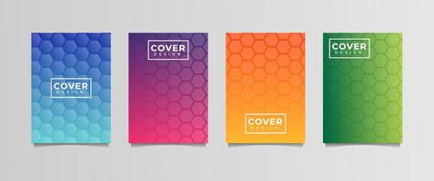 gradation background set, suitable for background, poster, wallpaper, cellphone screen, banner and others vector