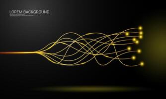 luxury gold abstract wave background design, suitable for backgrounds, wallpapers, posters, and others vector