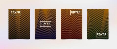 gradation background set, suitable for background, poster, wallpaper, cellphone screen, banner and others vector