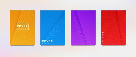 gradation background set, suitable for background, poster, wallpaper, cellphone screen, banner and others vector