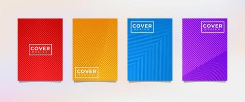 gradation background set, suitable for background, poster, wallpaper, cellphone screen, banner and others vector
