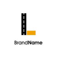 Simple Minimalist Initial L Way Logo vector