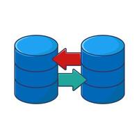 Illustration of server vector