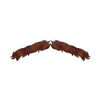 Illustration of mustache vector