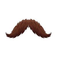 Illustration of mustache vector