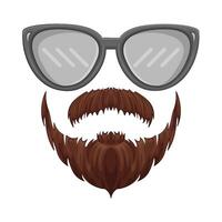 Illustration of hipster vector