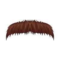 Illustration of mustache vector