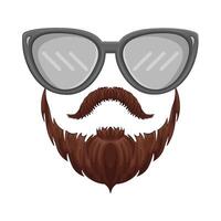 ilustración de hipster vector