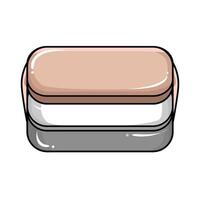 Illustration of food container vector
