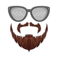 Illustration of hipster vector