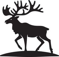 deer head illustration vector