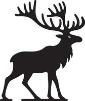 deer head illustration vector