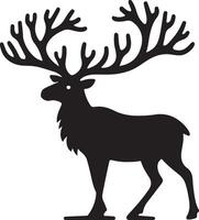 deer head illustration vector