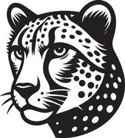 leopardo negro Arte ilustración vector