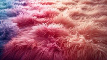 Close Up of a Multi-Colored Rug photo