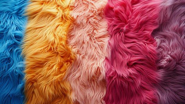 Close Up of a Multi-Colored Rug photo