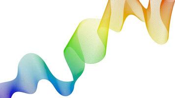 Abstract backdrop with wave gradient lines vector