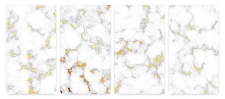 Gold marble texture background vector