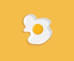 illustration of sunny side up eggs vector