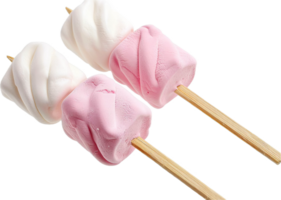 fechar-se do marshmallows em Gravetos. png