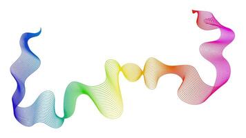 Abstract backdrop with wave gradient lines vector
