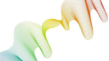 Abstract backdrop with wave gradient lines vector