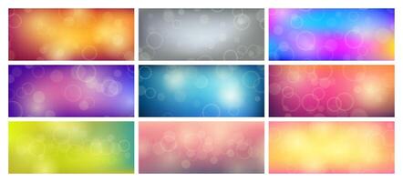 Abstract background with blur bokeh light effect vector