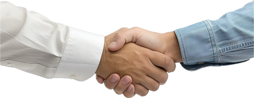 Business Handshake Between Two Professionals. png