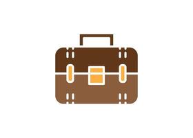 Briefcase icon design template isolated illustration vector