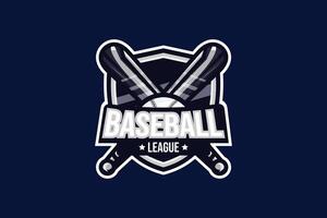 béisbol logo diseño. Deportes béisbol torneo logo, adecuado para tu profesional equipo. vector