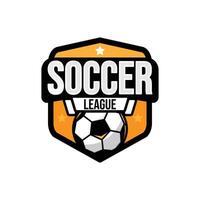 Soccer badge logo soccer illustration, vector