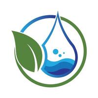 water drop logo vector