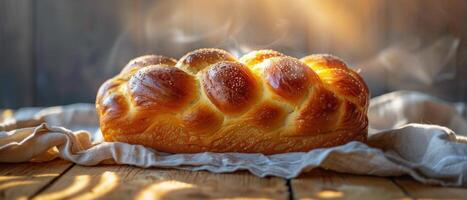 Loaf of Bread on Table photo