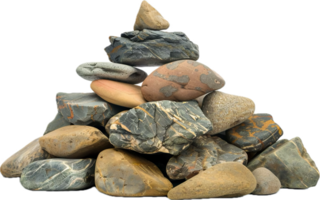 Stacked Stones in Balanced Pyramid. png