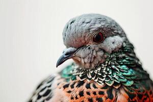 Spotted Dove Standing in studio photo