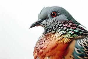 Spotted Dove Standing in studio photo