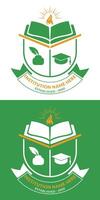 Education logo design template for school and organization vector