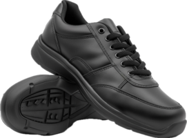 Classic Black Leather Dress Shoes. png