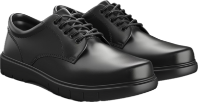 Classic Black Leather Dress Shoes. png