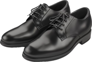 Classic Black Leather Dress Shoes. png