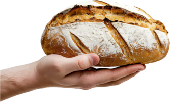 mano Tenere fresco rustico lievito pane. png